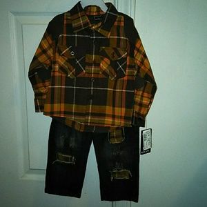 Button Up Outfit With Matching Pants